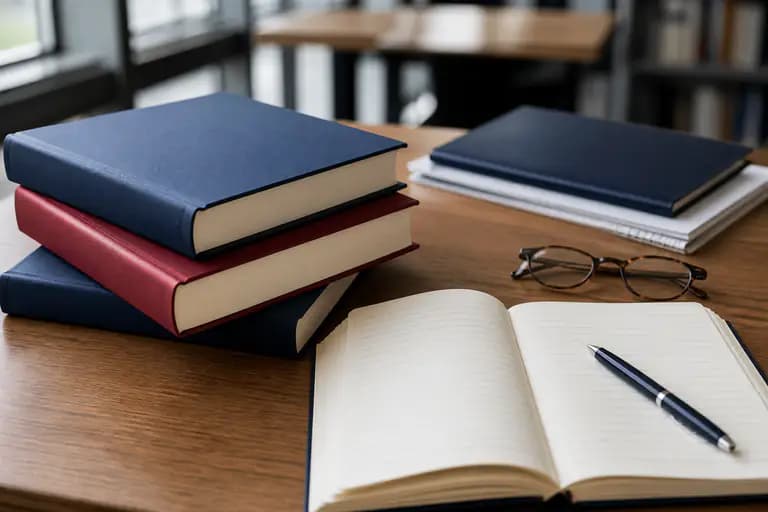 Material académico para estudiar en un junior college de Estados Unidos