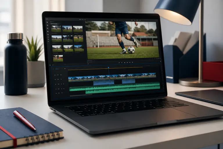 Edición de un highlight video deportivo para coaches universitarios
